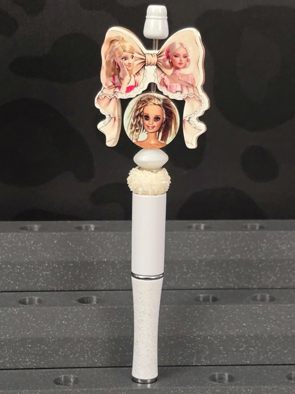 Barbie Acrylic Novelty Spinner Pen